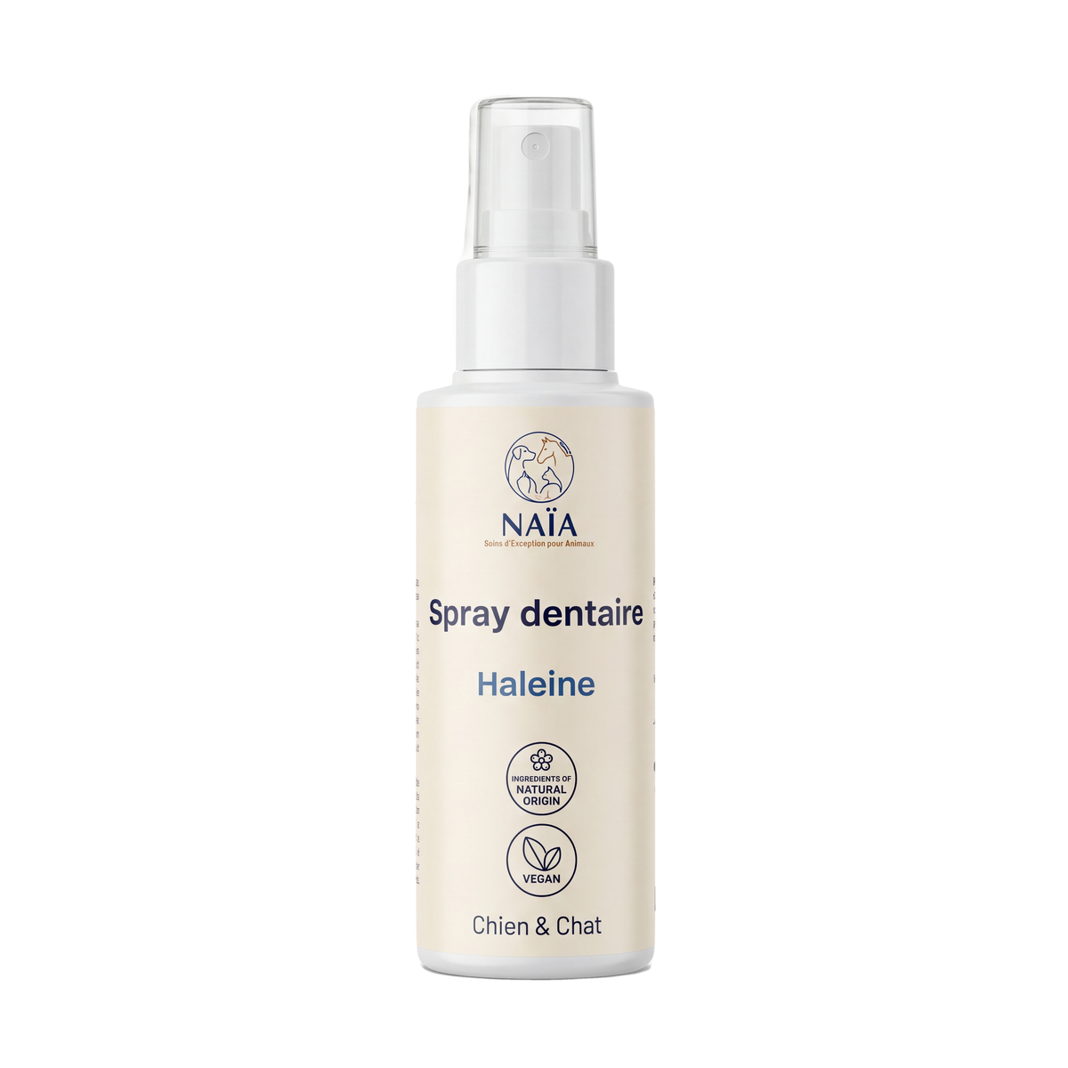 naïa spray dentaire haleine — spray d'hygiène bucco-dentaire, chien et chat