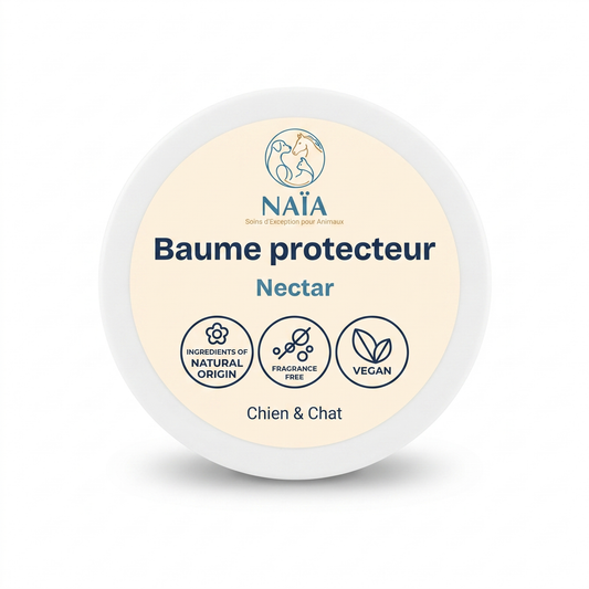 NAÏA Baume protecteur Nectar — pot de baume pour coussinets et truffe, chien et chat
