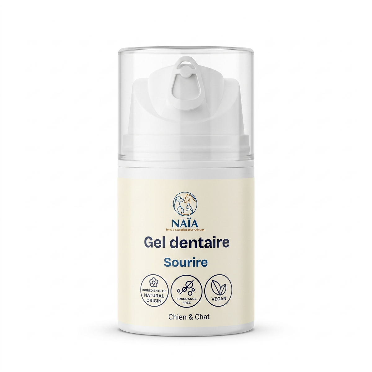 NAÏA Gel dentaire Sourire — gel d'hygiène bucco-dentaire, chien et chat