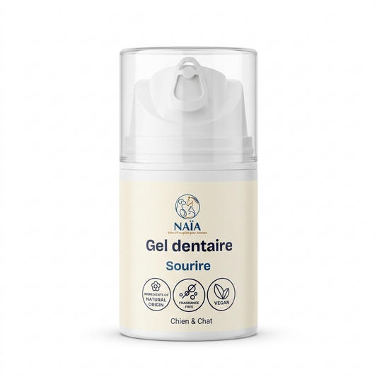 NAÏA Gel dentaire Sourire — gel d'hygiène bucco-dentaire, chien et chat