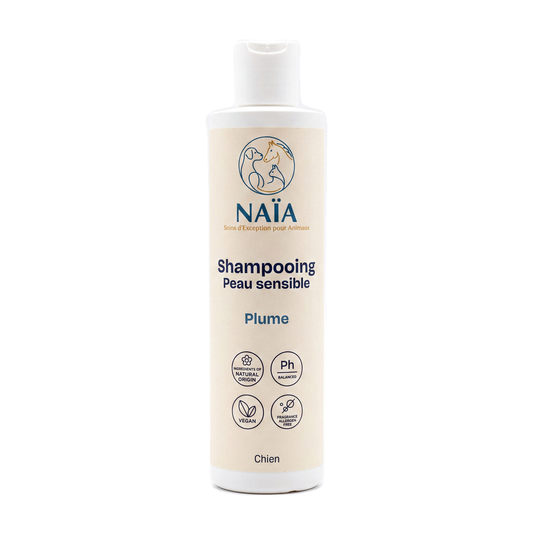 NAÏA Shampooing Peau sensible Plume — shampooing pour chien