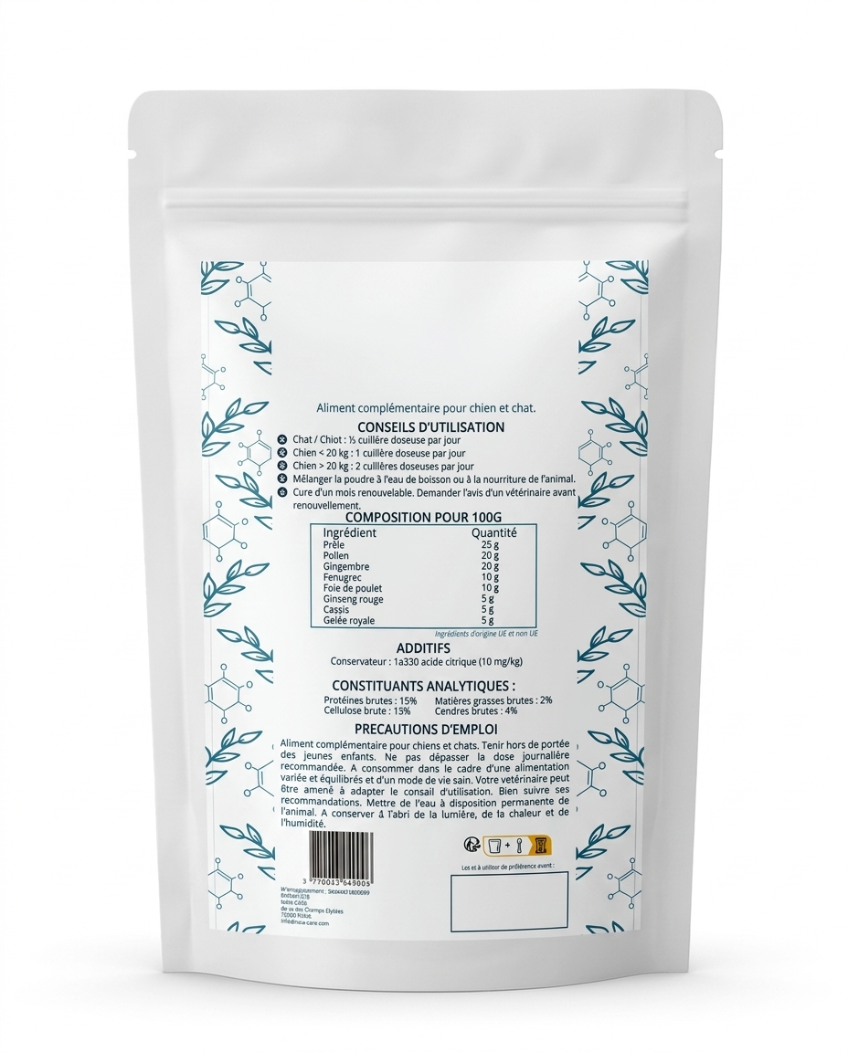 naïa vitalite+ dos