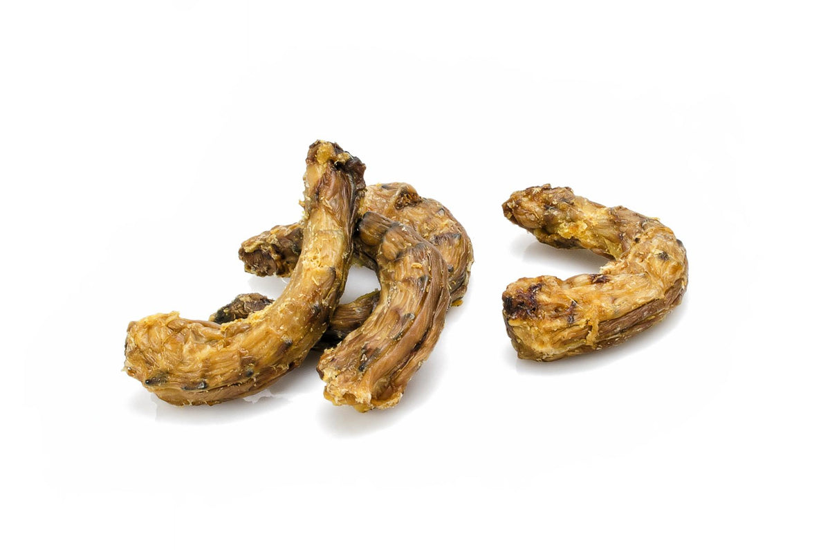Cous de poulet séchés pour chien et chat