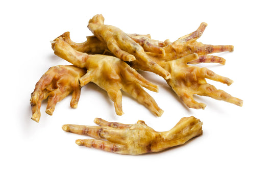 Pattes de poulet séchées pour chien